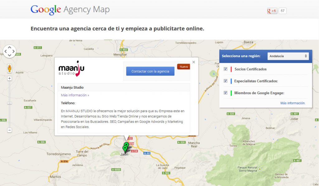 Google-Agency-Map